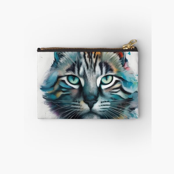 Item preview, Ice Cat Portrait #19 designed and sold by mrbribe.