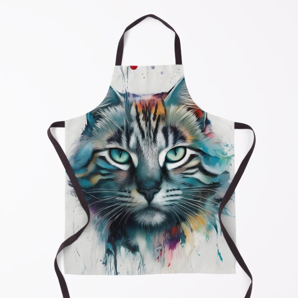 Item preview, Ice Cat Portrait #19 designed and sold by mrbribe.