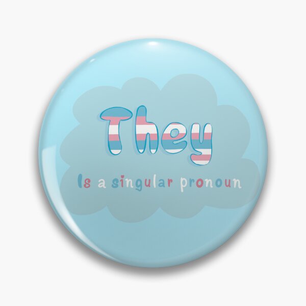 Item preview, They is a singular pronoun  designed and sold by Psy Shark.
