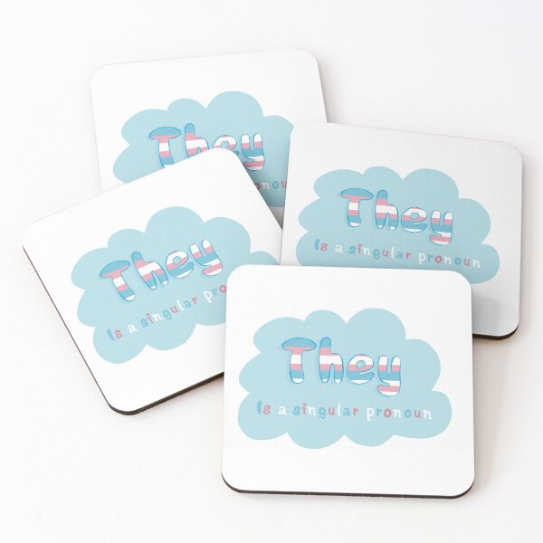 Item preview, They is a singular pronoun  designed and sold by Psy Shark.