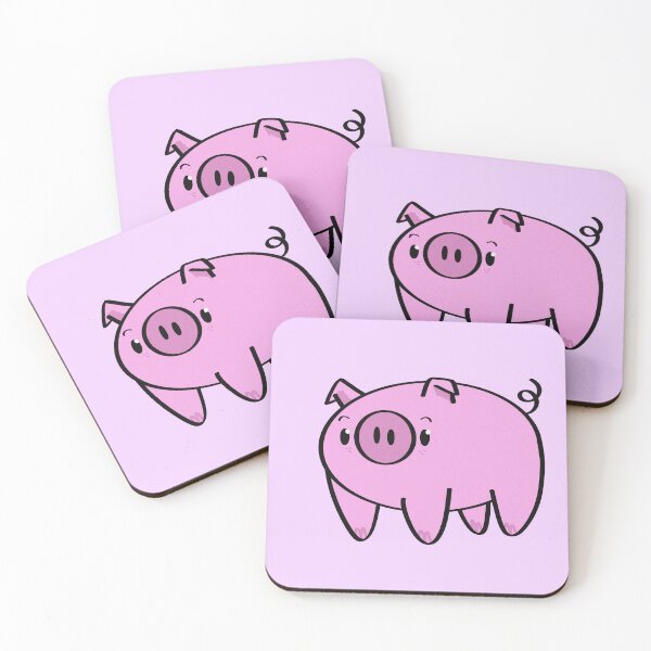 Item preview, Pink pig designed and sold by DelfisArt.