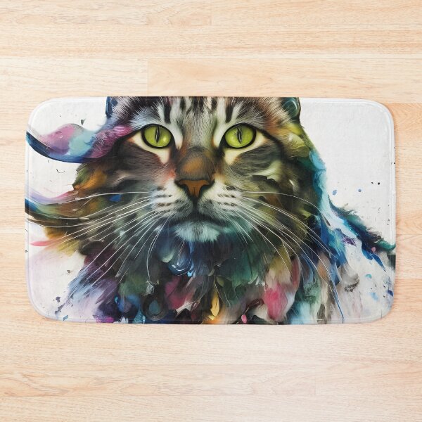 Item preview, Ice Cat Portrait #20 designed and sold by mrbribe.