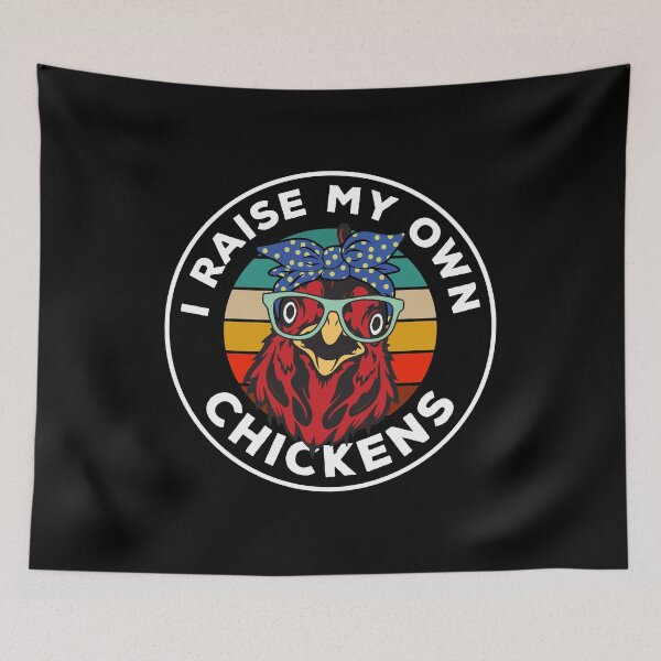 Item preview, I Raise My Own Chickens Funny Chicken Farmer Men Women Vintage designed and sold by Designer-Girl.