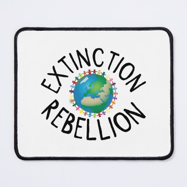 Item preview, Extinction Rebellion_black lettering designed and sold by Line2Rhyme.