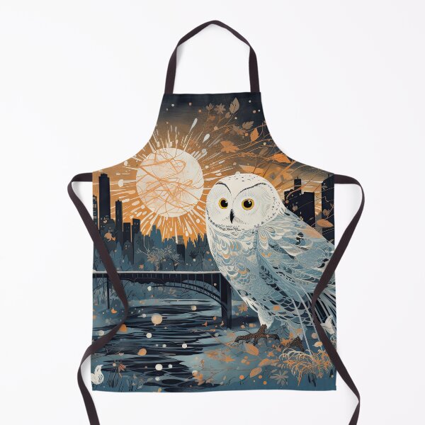Item preview, Snowy owl at sunrise designed and sold by snowyowls.