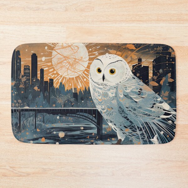 Item preview, Snowy owl at sunrise designed and sold by snowyowls.