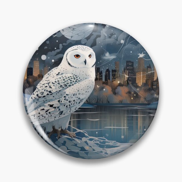 Item preview, Snowy owl visits the big city designed and sold by snowyowls.