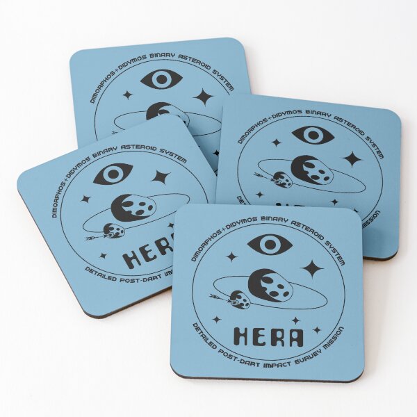 Item preview, ESA HERA mission logo (black) designed and sold by SolidEarthArt.