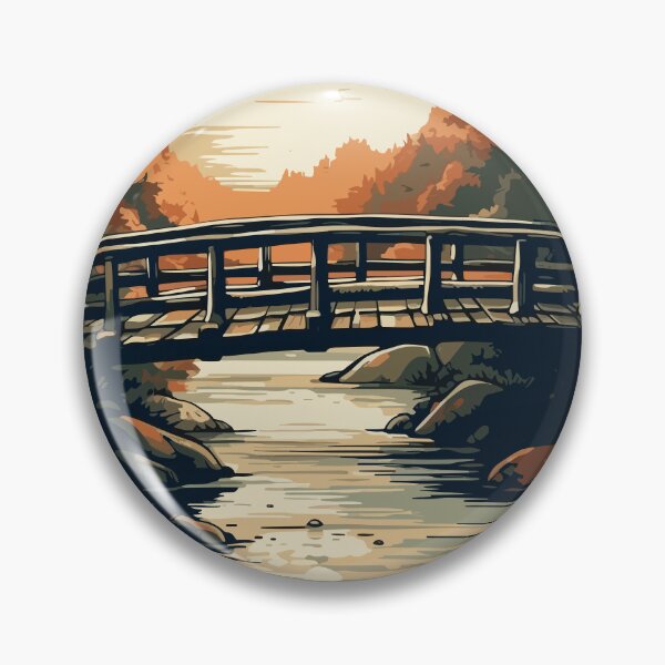 Item preview, River bridge designed and sold by KMSpace.