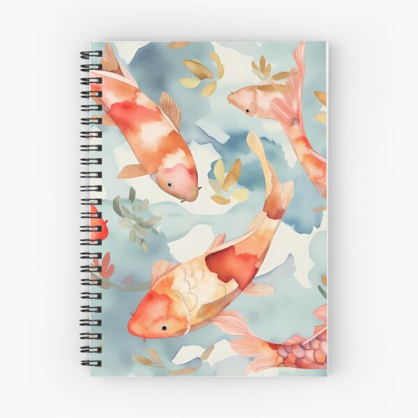 Item preview, Koi fish pattern, red and blue designed and sold by Kenneth Heiss.