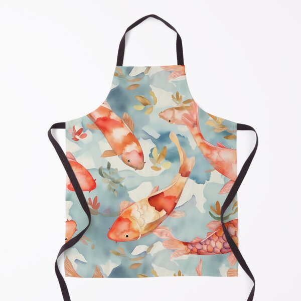 Item preview, Koi fish pattern, red and blue designed and sold by Kenneth Heiss.
