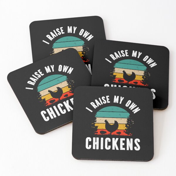 Item preview, I Raise My Own Chickens Funny Chicken Farmer Men Women Vintage designed and sold by Designer-Girl.