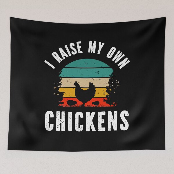 Item preview, I Raise My Own Chickens Funny Chicken Farmer Men Women Vintage designed and sold by Designer-Girl.
