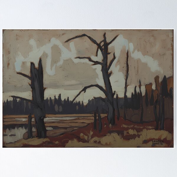 Item preview, Algoma Sketch LXXXIV by Lawren Harris designed and sold by TheRedVineyard.