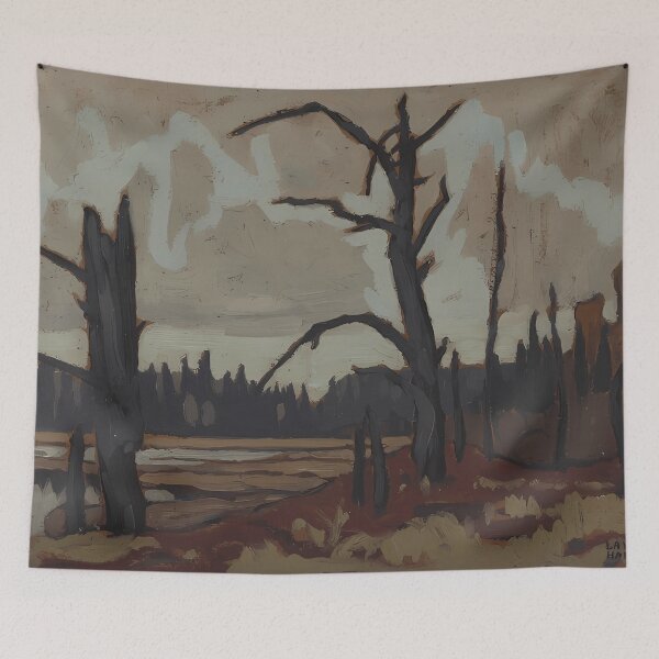 Item preview, Algoma Sketch LXXXIV by Lawren Harris designed and sold by TheRedVineyard.