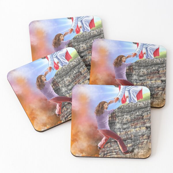 Item preview, Jesus Savior - Jesus saving person from fire designed and sold by SamFunPics.