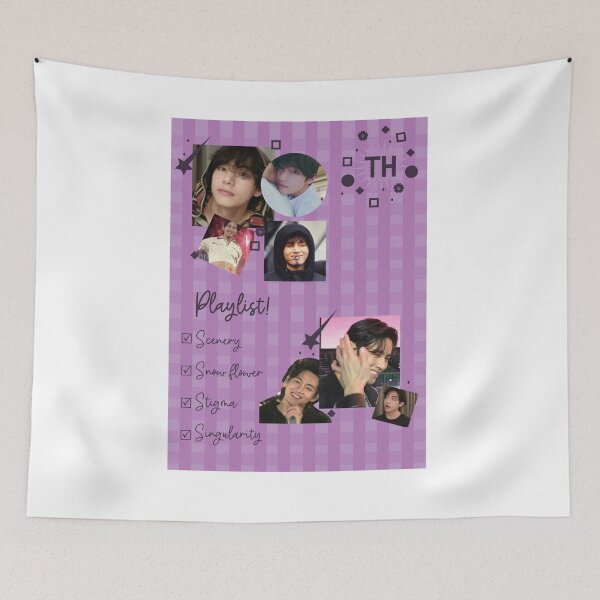 Item preview, Taehyung Purple Print designed and sold by lulssyshop.