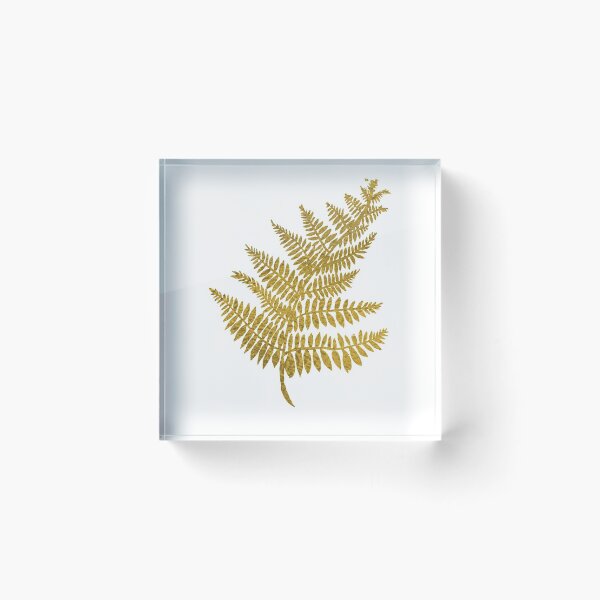 Item preview, Gold Fern Leaf designed and sold by BreadandBrush.