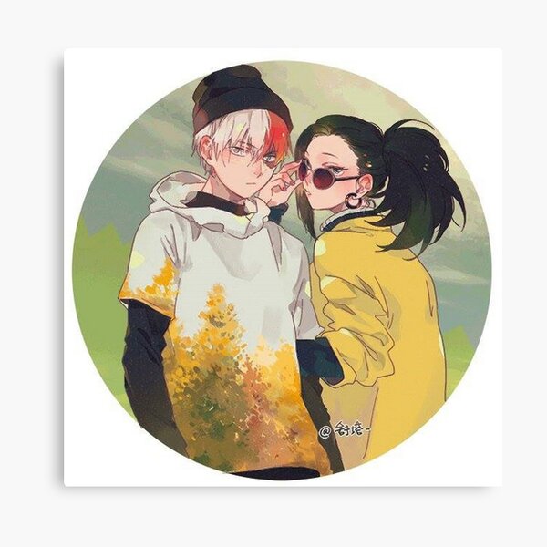 Shoto Todoroki X Momo Yaoyorozu By Skyzodesu Redbubble