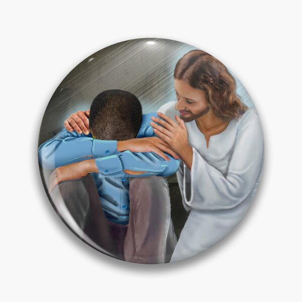 Item preview, Jesus Consolation Digital painting designed and sold by SamFunPics.
