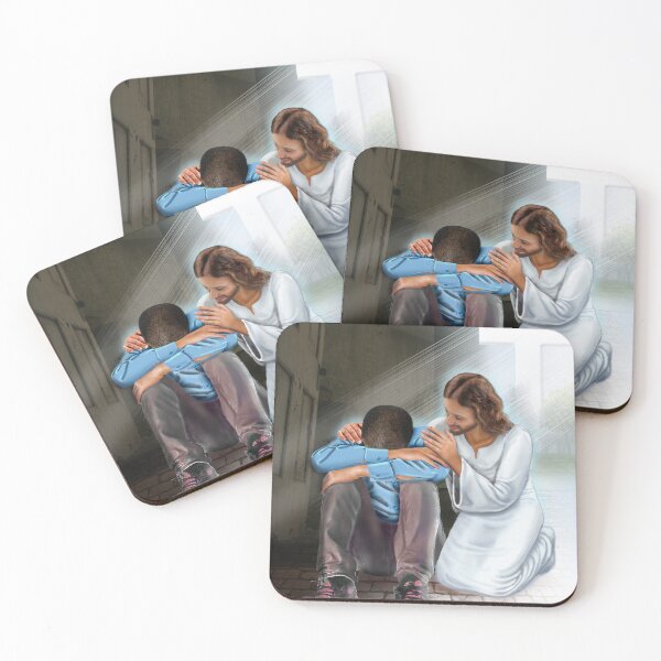 Item preview, Jesus Consolation Digital painting designed and sold by SamFunPics.