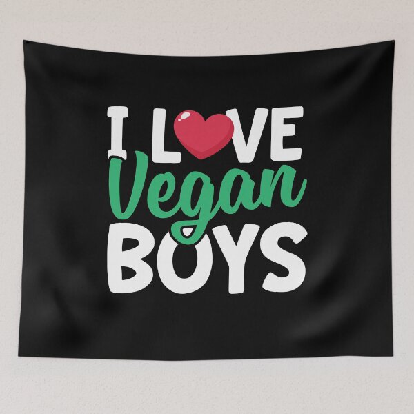 Item preview, I love vegan boys designed and sold by EB-designs.