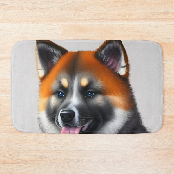 Item preview, Cute Akita puppy, charcoal drawing, Ai Generated Art  designed and sold by ACC .