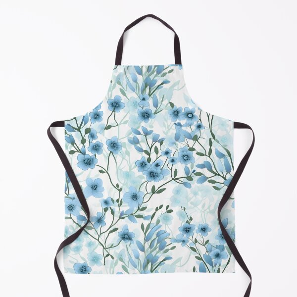 Item preview, Beautiful blue flower pattern tile designed and sold by Kenneth Heiss.
