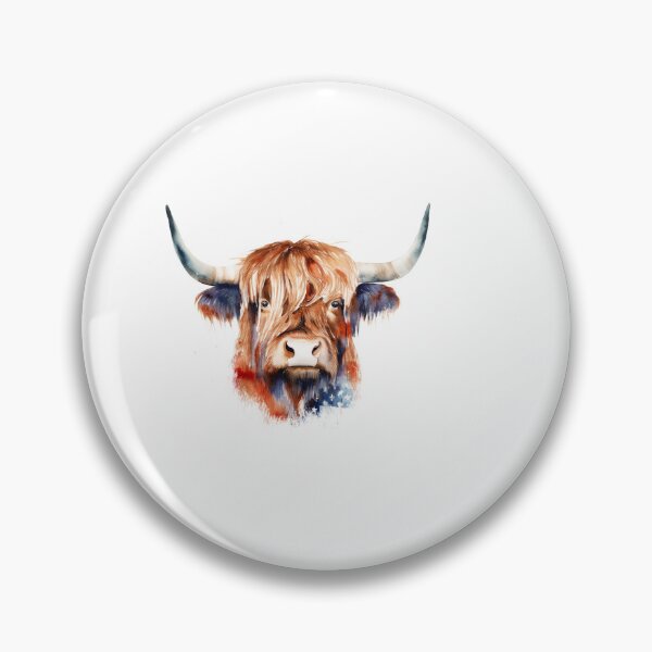Item preview, Patriotic highland cow designed and sold by hjstudioo.