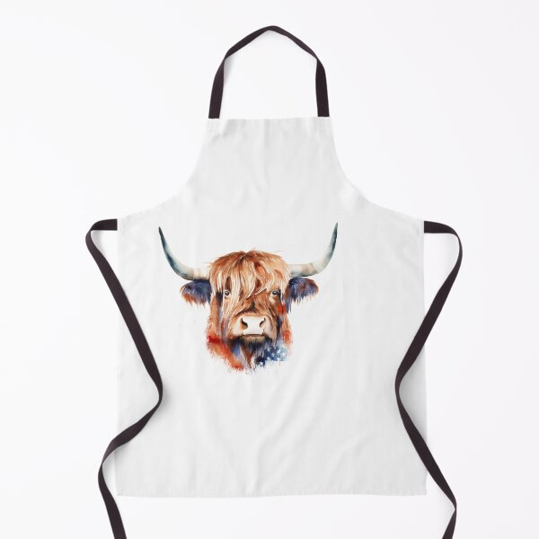 Item preview, Patriotic highland cow designed and sold by hjstudioo.