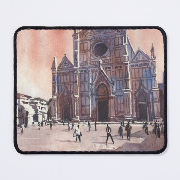 Item preview, Painting of Florence, Italy church at sunset.  designed and sold by rfoxphoto.