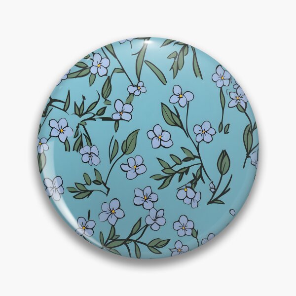 Item preview, Beautiful blue flower pattern tile designed and sold by Kenneth Heiss.
