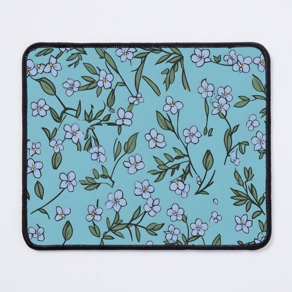 Item preview, Beautiful blue flower pattern tile designed and sold by Kenneth Heiss.