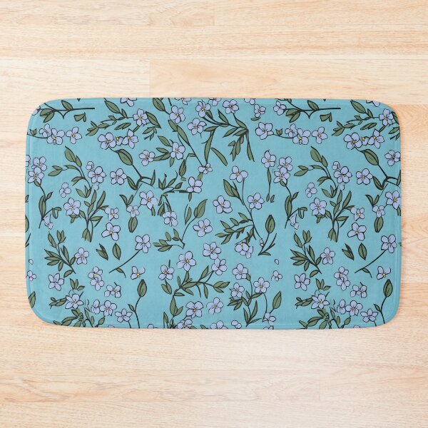 Item preview, Beautiful blue flower pattern tile designed and sold by Kenneth Heiss.