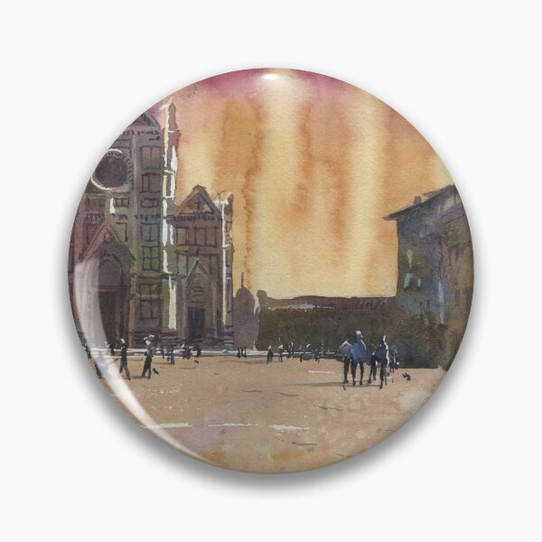 Item preview, Painting of Florence, Italy church at sunset.  designed and sold by rfoxphoto.