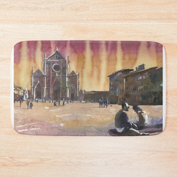 Item preview, Painting of Florence, Italy church at sunset.  designed and sold by rfoxphoto.