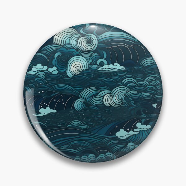 Item preview, Wild Nightly Waves designed and sold by heringa.