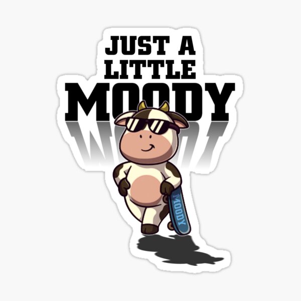New York Cow Pattern Sticker – Big Moods
