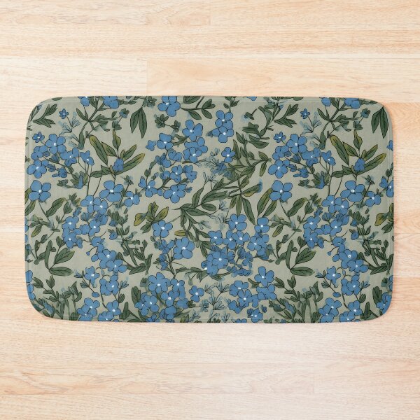 Item preview, Beautiful blue flower pattern tile designed and sold by Kenneth Heiss.