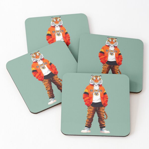 Item preview, Hipster Tiger V4 designed and sold by HipsterAnimals.
