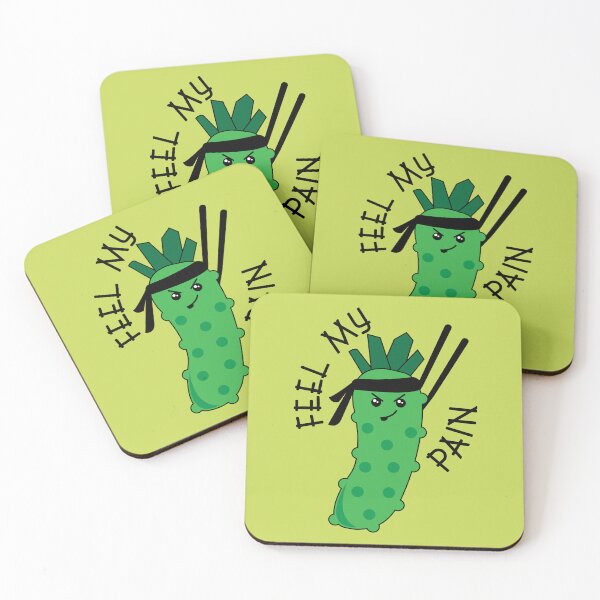 Item preview, Feel My Pain Funny Ninja Wasabi Quote designed and sold by HotHibiscus.