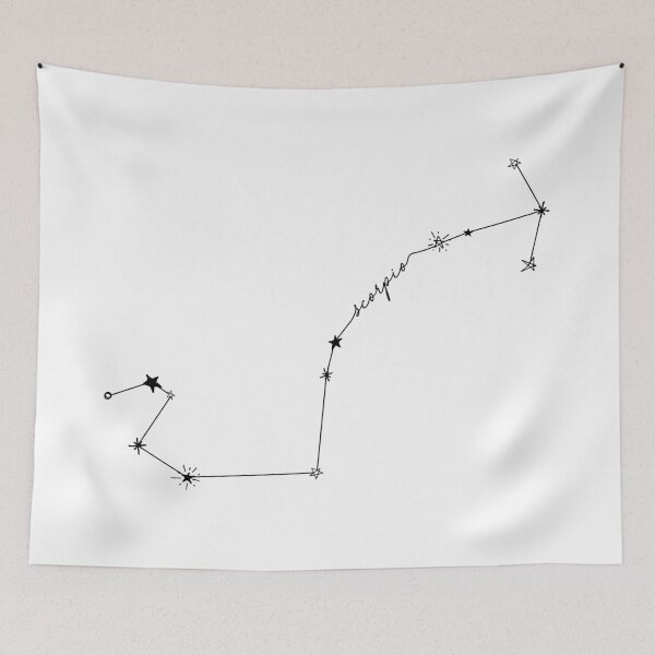 Item preview, Scorpio Constellation Zodiac Sticker designed and sold by aterkaderk.