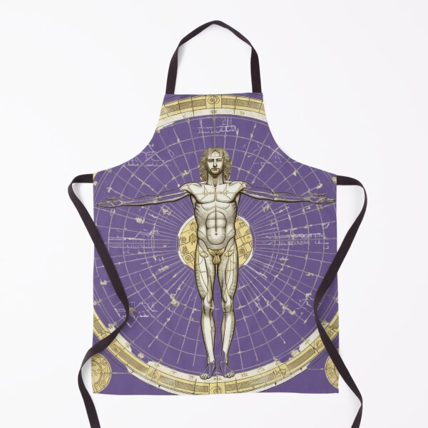 Item preview, Gold Vitruvian Man designed and sold by LeafyLife.