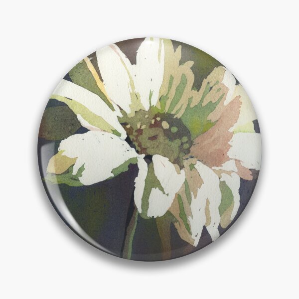 Item preview, Acuarela pintura margarita floral hogar arte, bellas artes impresión decoración del hogar flor acuarela paisaje arte designed and sold by rfoxphoto.