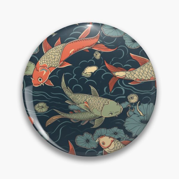 Artikelvorschau, Koifisch entworfen und verkauft von colourmefloral.