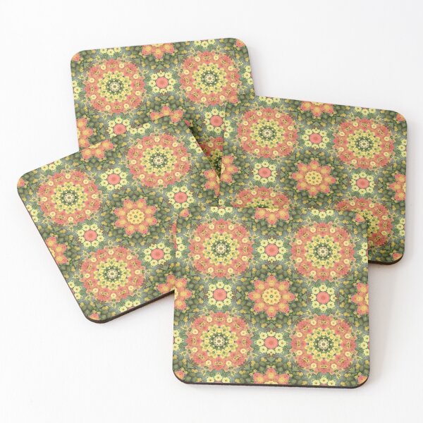Item preview, Peach Floral Circles designed and sold by Lisa  Davis.