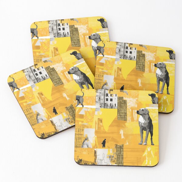Artikelvorschau, Big City Dog Walker Pop-Art entworfen und verkauft von heringa.