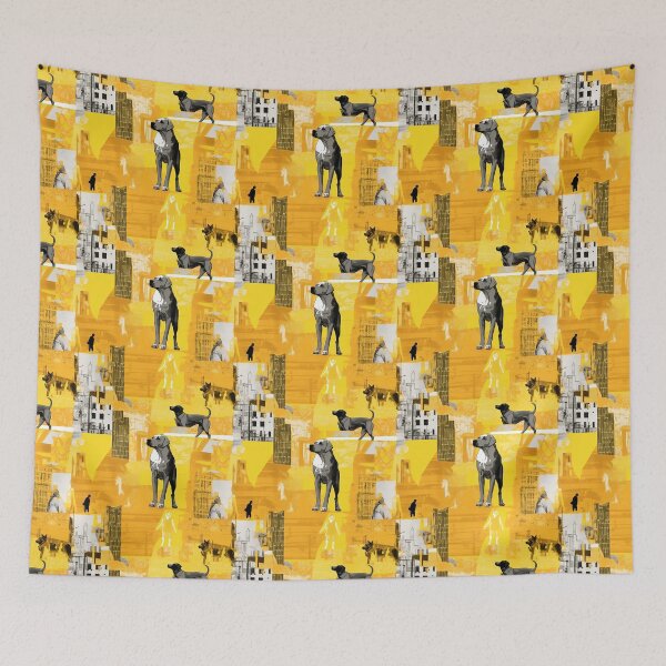 Item preview, Big City Dog Walker Pop Art designed and sold by heringa.