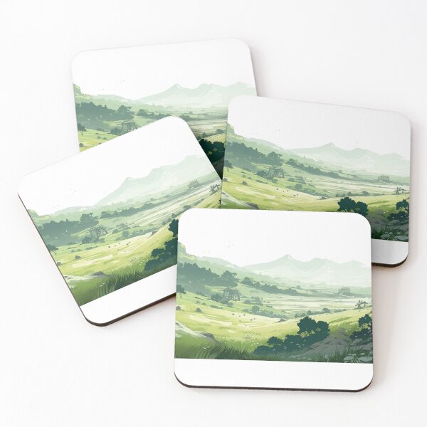 Item preview, Ghibly Landscape Anime Digital art designed and sold by LJaco.