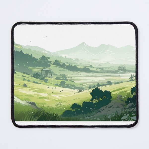 Item preview, Ghibly Landscape Anime Digital art designed and sold by LJaco.